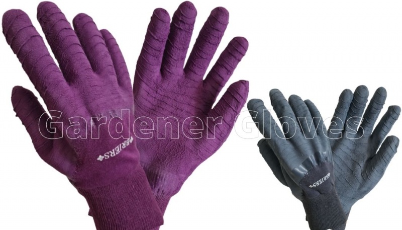 Briers Multi-Grip All Rounder Berry & Navy Lightweight Unisex Gardening Gloves